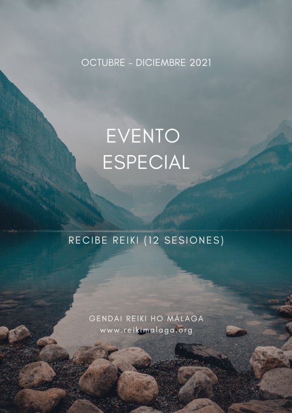 Evento especial: recibe 12 sesiones de Reiki